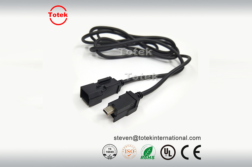 automotive In-Vehicle Infotainment IVI NAV902S USB type B male TO USB type B female customized Signal cable assembly